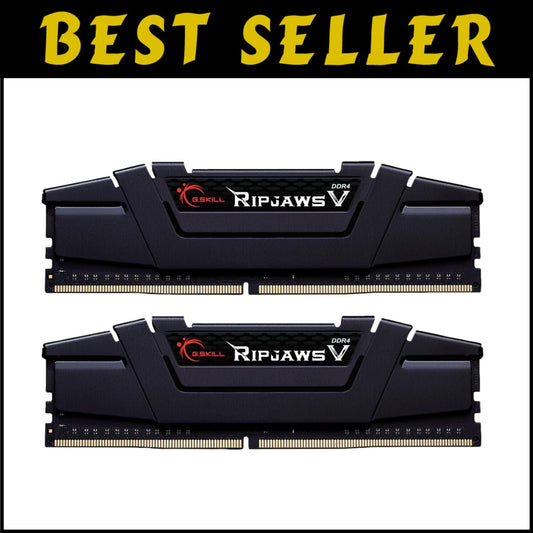 Ripjaws V 64GB DDR4 RAM - 2x32GB, 3200MT/s Performance - Intel & AMD Compatible