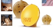 Load image into Gallery viewer, Dual Alarm Sunrise Simulation Clock for Kids &amp; Heavy Sleepers - 7 Natural Sounds