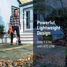 Load image into Gallery viewer, Powerful Handheld Leaf Blower - 470CFM, 170MPH, Lightweight &amp; Adjustable Design