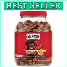 Load image into Gallery viewer, Nutritious Milk Bone Soft &amp; Chewy Snacks - Beef &amp; Filet Mignon - 2 Pack 37oz