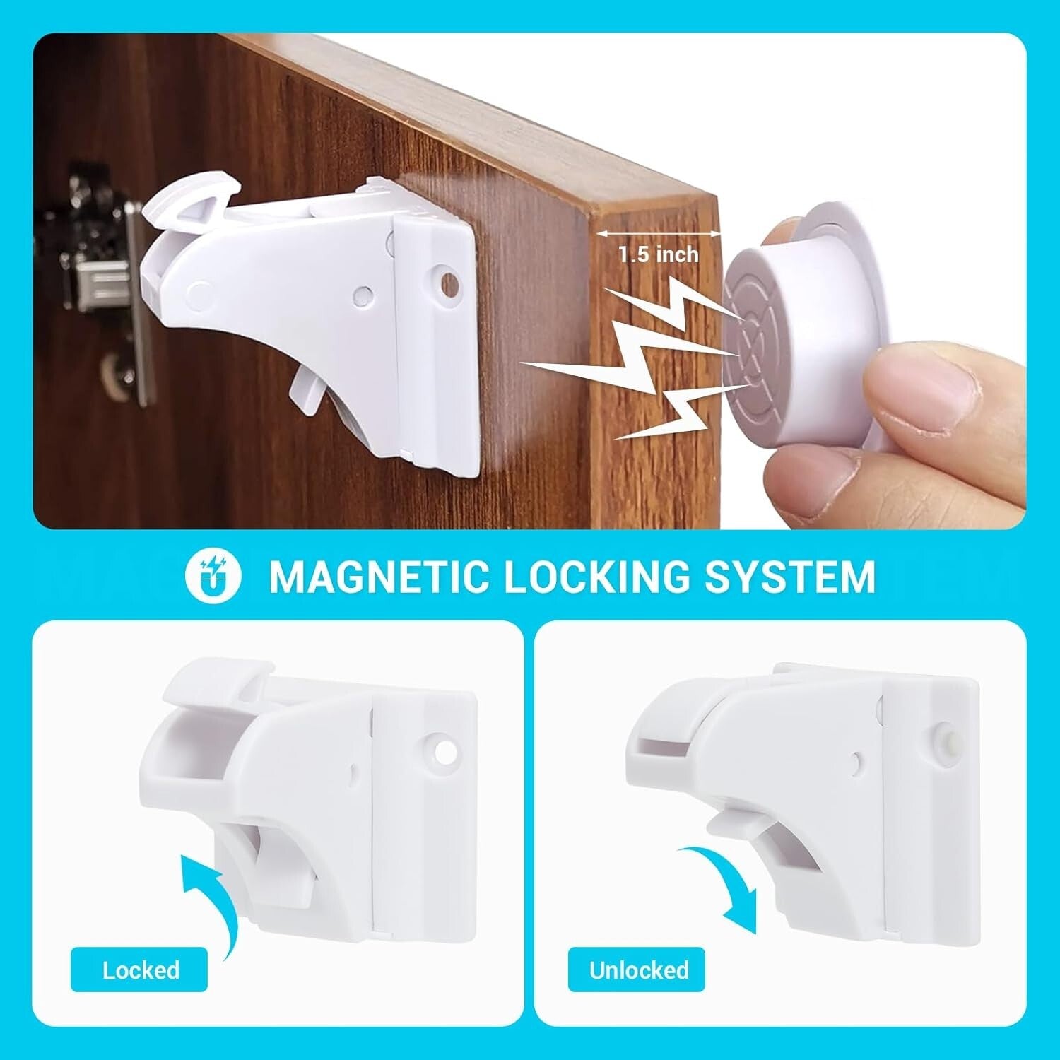 Child Safety Made Easy: 105 Pack Baby Proofing Kit with Corner Guards & Locks