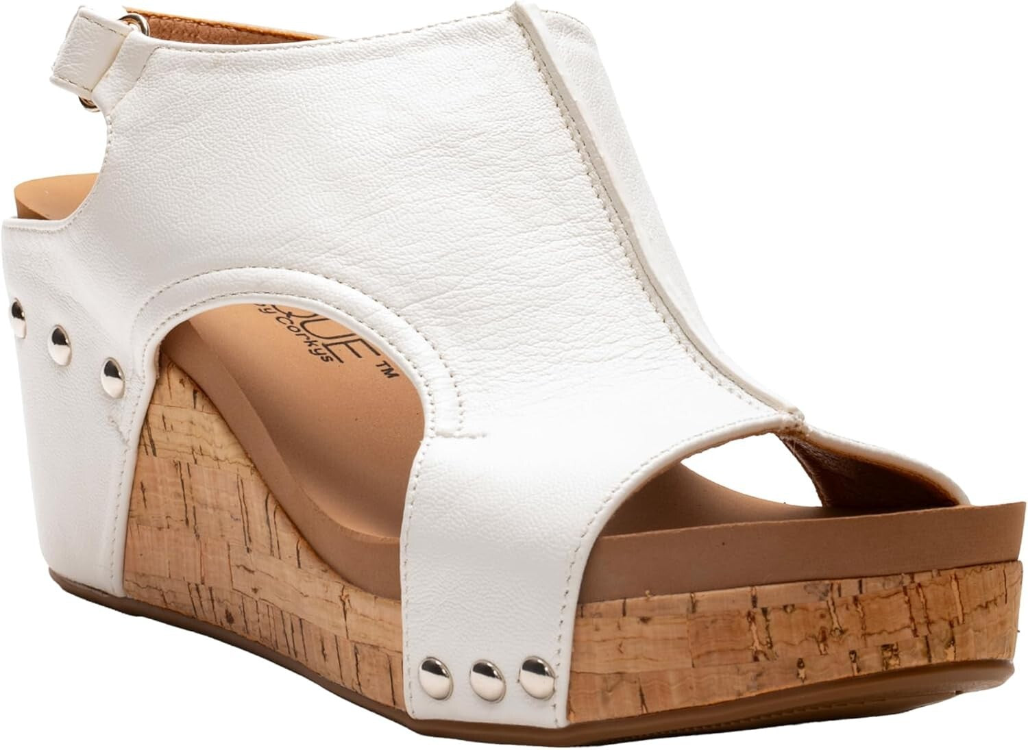 Carley Womens Wedge Sandals - 2.5-Inch Height Boost with Custom Fit Comfort