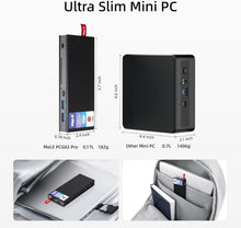 Load image into Gallery viewer, Effortlessly Portable 8GB Windows 11 Pro Mini PC with Expandable Storage Options