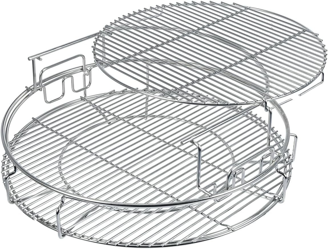Big Green Egg 5-Piece Replacement Kit with Removable Rack for Enhanced Cooking