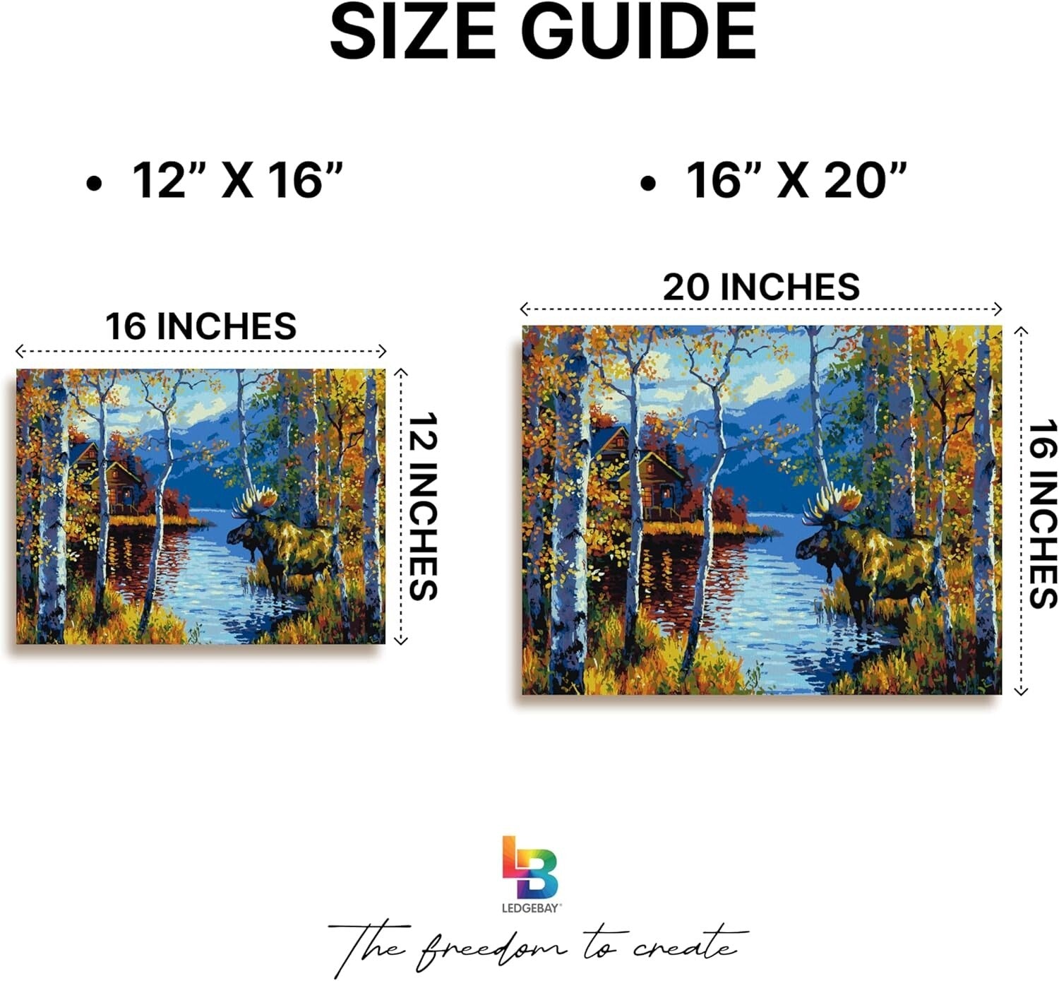 Relaxing Paint by Numbers Kit for Adults - Includes Everything for Your Canvas