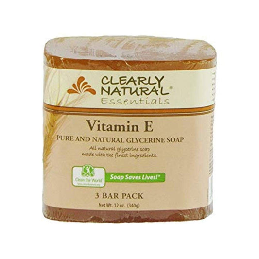 Essentials Glycerin Soap Bars - Non-Drying Orange Scent, 12-Pack of 4 Ounces