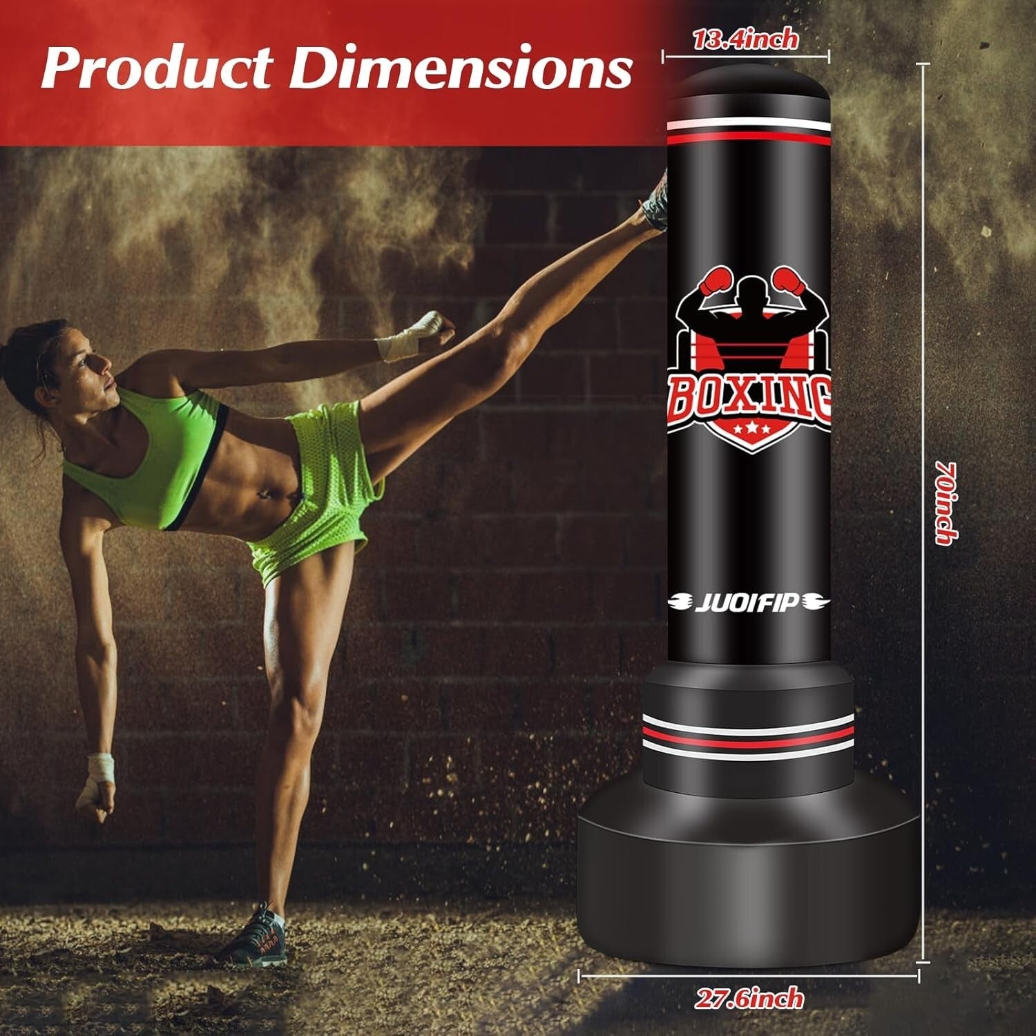 Durable 70-Inch Heavy Punching Bag - Perfect for Boxing and Muay Thai Workouts