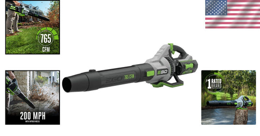 Cordless Electric Leaf Blower 765 CFM with 56V Battery & Charger - Lightweight