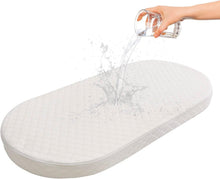 Load image into Gallery viewer, Comfortable Hypoallergenic Oval Baby Mattress - Lightweight 20" x 33" Design
