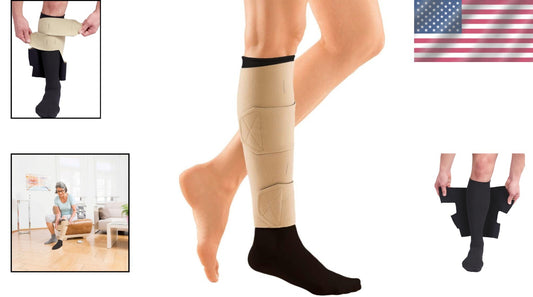 Juxtalite Adjustable Compression Leg System for Enhanced Circulation - Medium