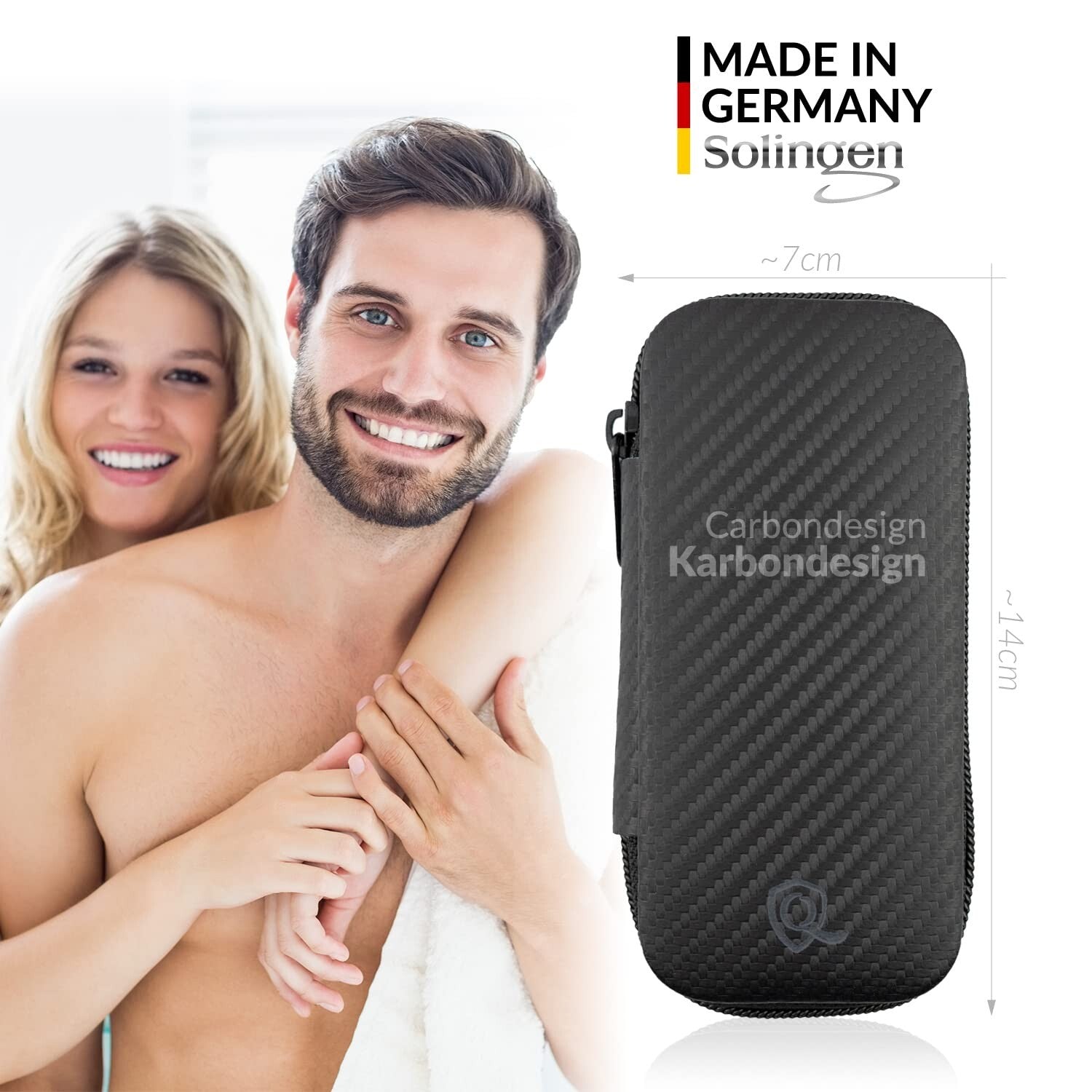 Luxury 7-Piece Nail Clippers Kit Made in Germany - Perfect for Men and Women