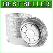 Load image into Gallery viewer, Heavy-Duty 9 Inch Round Aluminum Foil Pans - Ideal for Baking and Parties