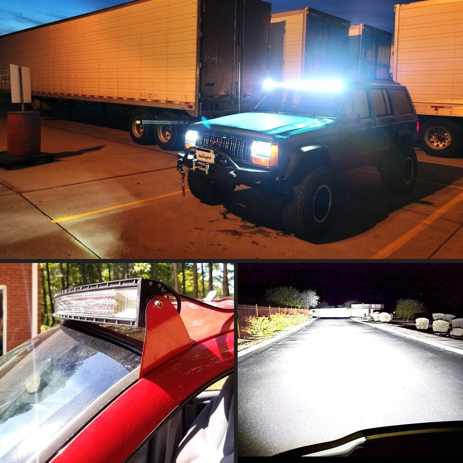 52-Inch LED Light Bar - 783W Triple Row Combo Beam for Off-Road Trucks & Boats