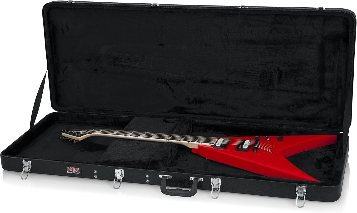 Custom Fit Guitar Case for Extreme Shapes - Ideal for BC Rich, Flying V & More
