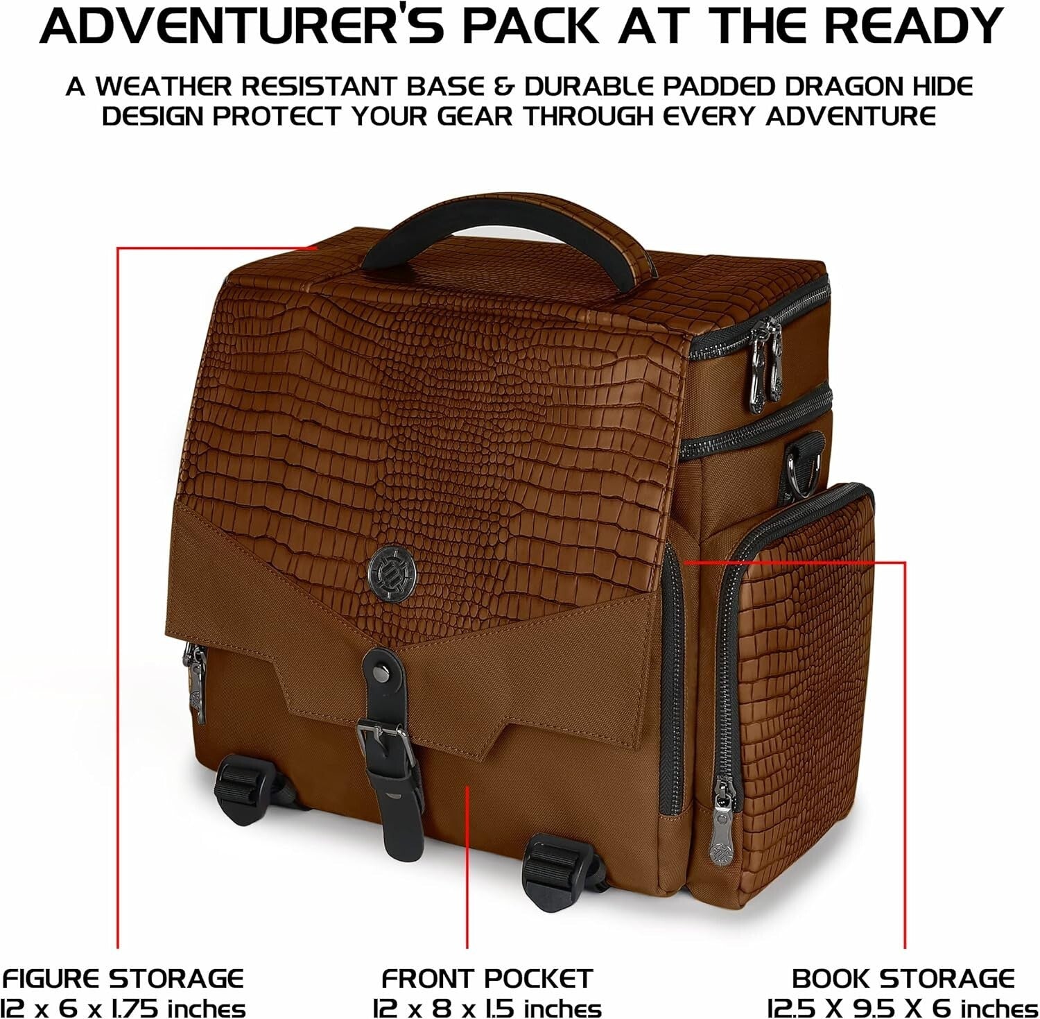 D&D Collector's Edition Travel Bag - Features Dice Pockets and Combat Mat Holder