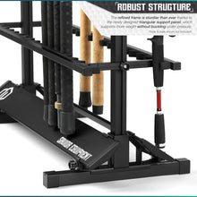 Load image into Gallery viewer, Compact Fishing Rod Holder - 24 Slots for All Rod Types, Garage Essential