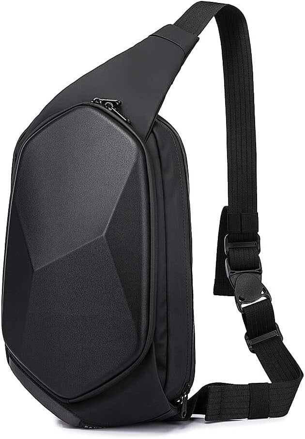 Modern Waterproof Sling Backpack - Reflective Safety & Anti-Theft for Adventures