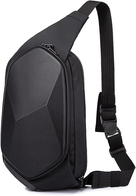 Modern Waterproof Sling Backpack - Reflective Safety & Anti-Theft for Adventures