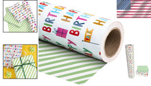 Load image into Gallery viewer, Premium 30 Inch Reversible Birthday Wrap - Perfect for Parties &amp; Celebrations