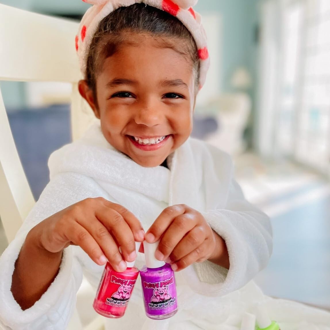 Children's Nail Polish Set: Non-Toxic, Water-Based, Safe & Fun - 6 Colors