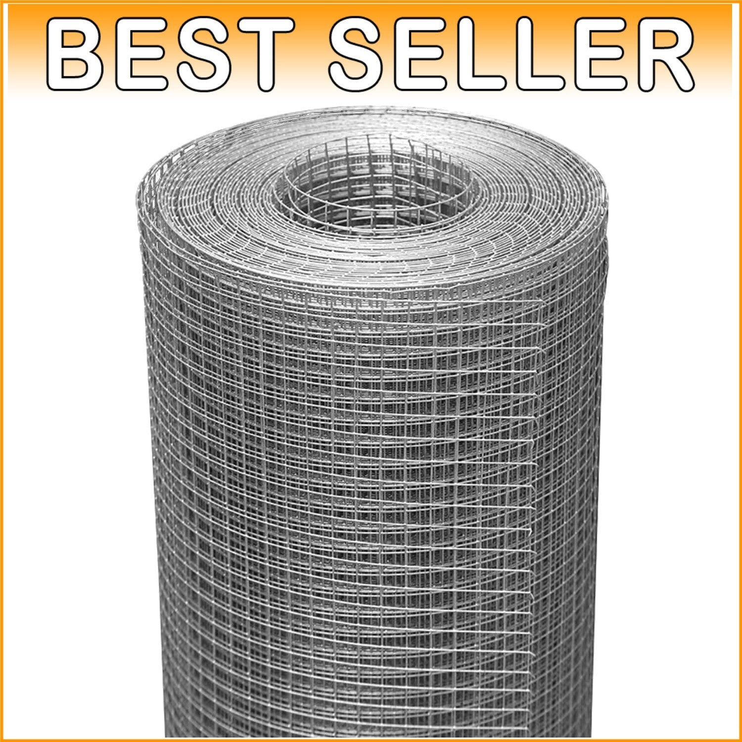 Durable 24" x 50' Hot-Dip Galvanized Wire Mesh with Gloves Included
