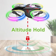 Load image into Gallery viewer, Lightweight 4.9-Inch Children’s Drone - Crash-Proof LED &amp; 15 Min Flight Time