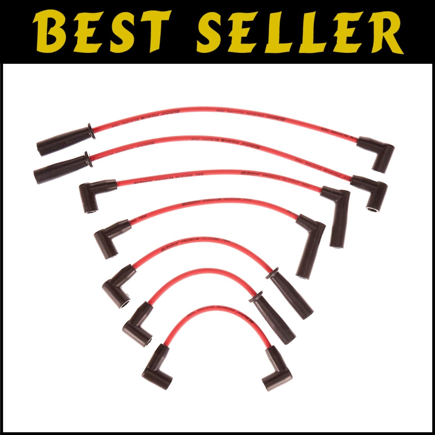 20 Amp Acdelco Spark Plug Wire Set - Professional Grade with Superior Durability