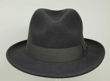 Load image into Gallery viewer, Water-Repellent Lightweight Fedora - Handmade Wool Felt with Cotton Travel Bag