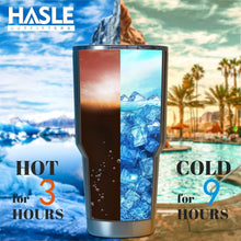 Load image into Gallery viewer, Elegant 30oz Double Wall Insulated Steel Tumbler - Perfect for Hot &amp; Cold Drinks