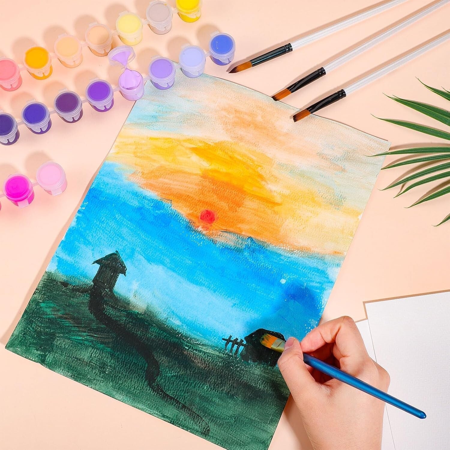 120 Sheets of 9x12 Cold Press Watercolor Paper - Ideal for Gifts & Projects