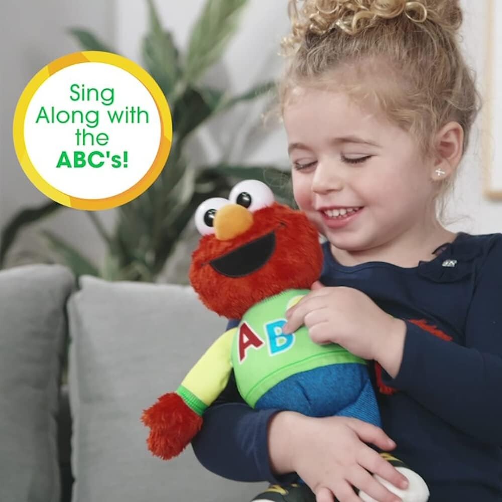 Cuddly Playskool Elmo Toy: Sings ABCs in English & Spanish - Fun Learning
