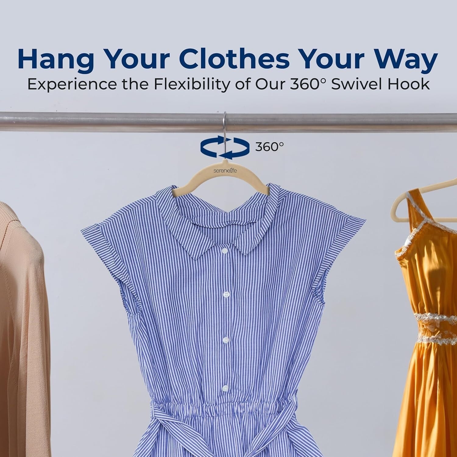 Durable 50-Pack Velvet Hangers - Lightweight & Slim Design for Closet Elegance