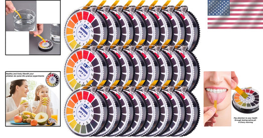 Instant pH Tester Strips - 24 Litmus Paper Rolls, Full Range 0-14, 16.4 ft Each