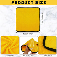 Load image into Gallery viewer, Premium Gold 16''x16'' Microfiber Towels - 40 Pack for Multi-Purpose Cleaning