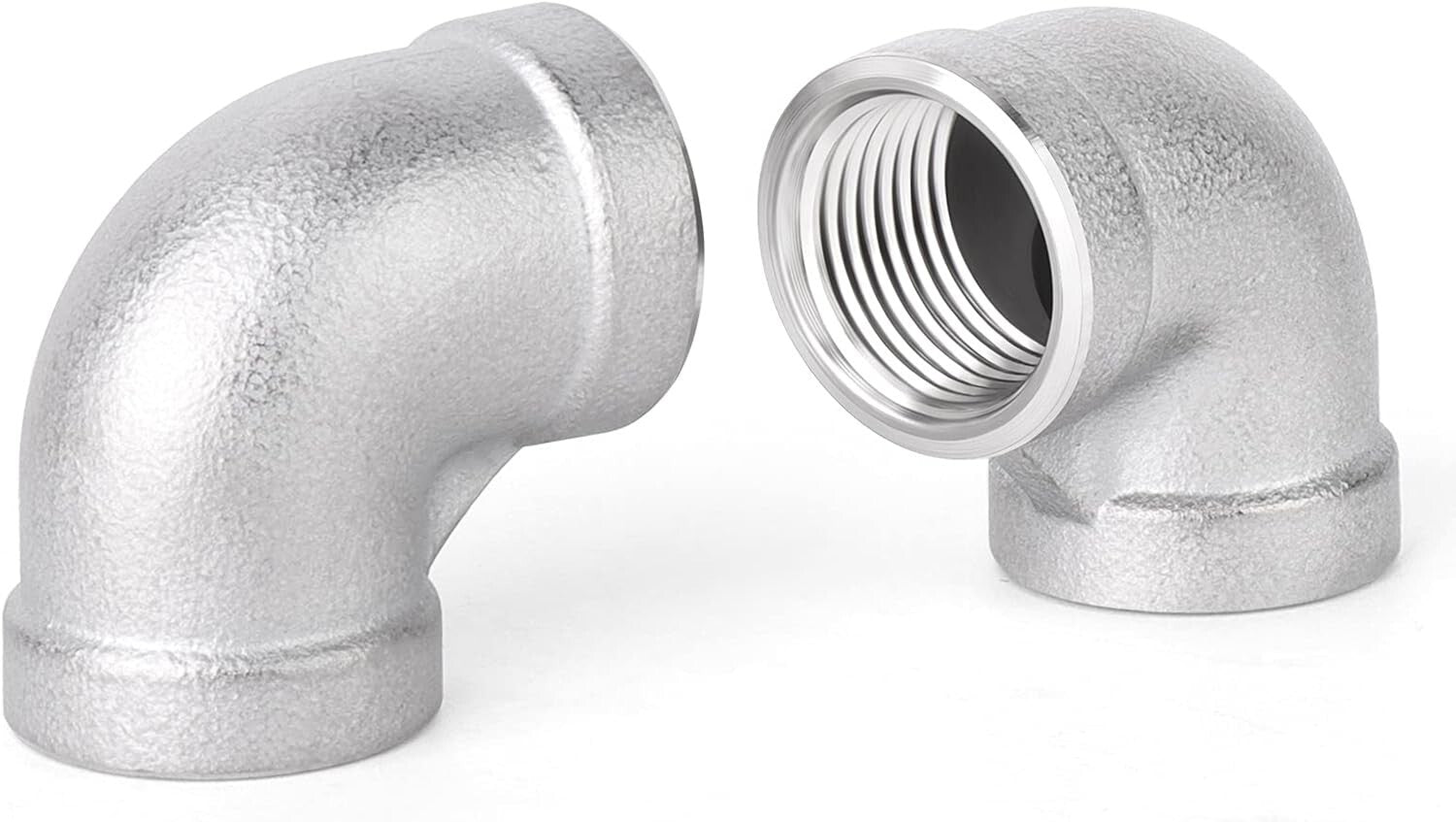 Durable 3" NPT Female 304 Stainless Steel Elbow – Industrial Pipe Connector