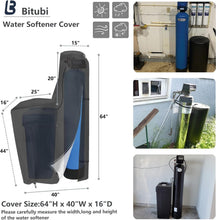 Load image into Gallery viewer, All-Weather Protection Water Softener Brine Tank Cover - Heavy Duty 600D Fabric