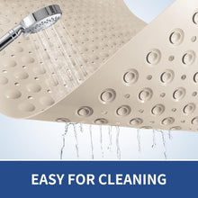 Load image into Gallery viewer, Large Rectangular Shower Mat 47"x32" - Suction Cups &amp; Custom Fit for Bathrooms
