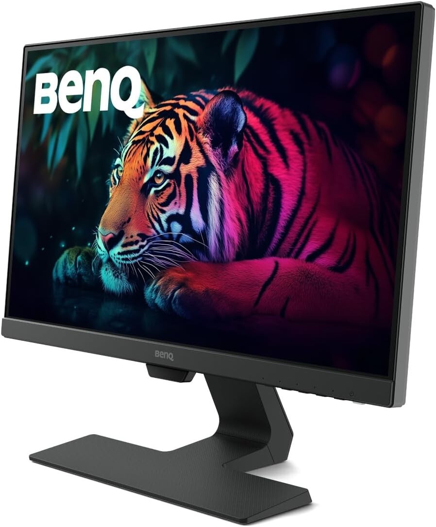 Vibrant 22-Inch Full HD Monitor with Eye-Care Features & Hidden Cable Management