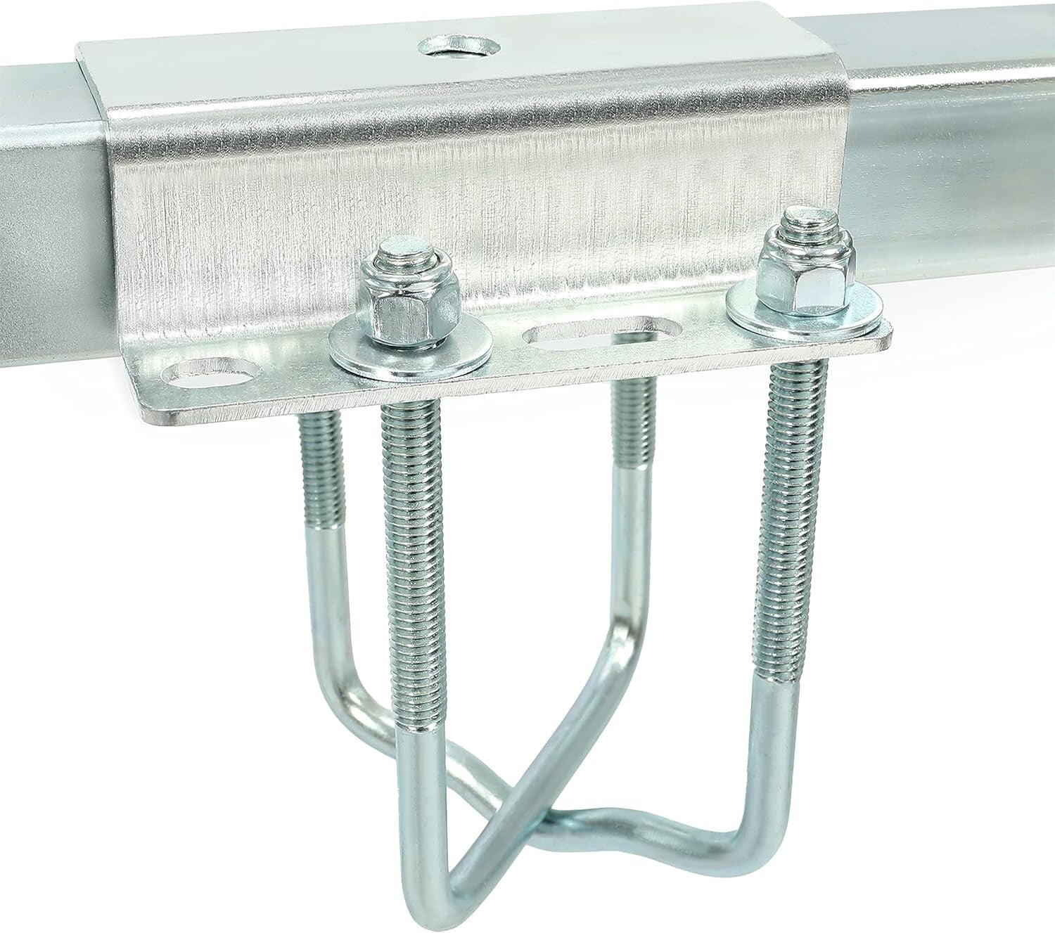 Galvanized Steel Bunk Board Guide Rails for Easy Boat Loading - 2 Foot Kit