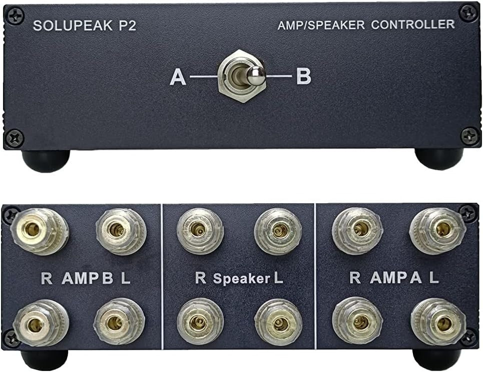 Premium 21-in-12-out Amplifier Speaker Switcher Selector for Audiophiles