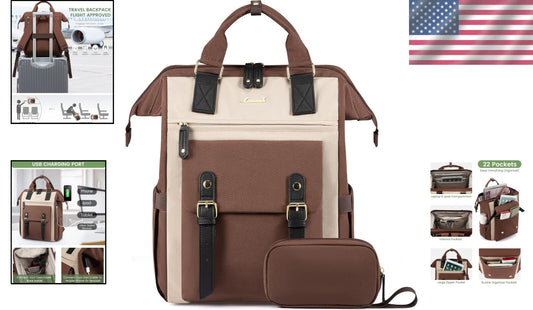 Versatile 15.6 Inch Laptop Backpack for Women - Perfect for College & Commute