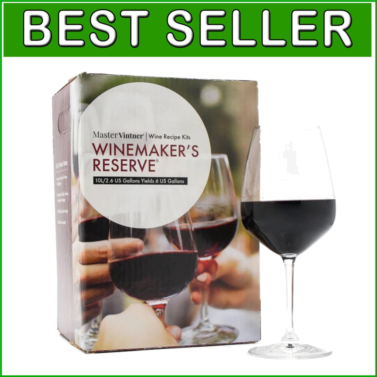 Craft 6 Gallons of Shiraz Merlot with Winemaker's Reserve Wine Recipe Kit
