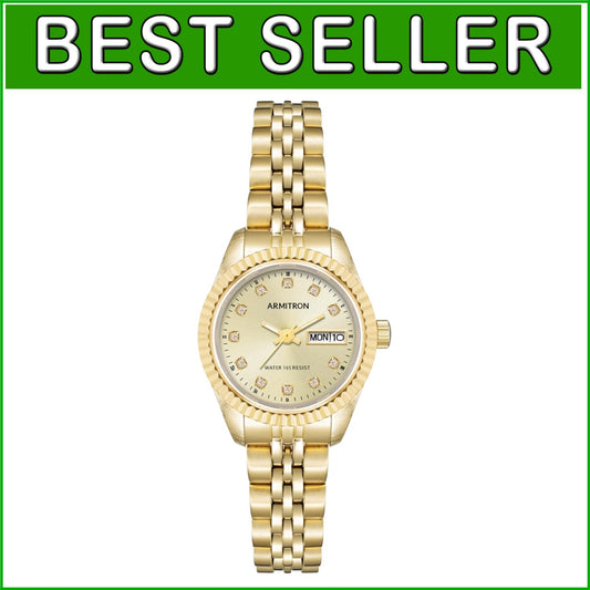 Water Resistant Women's Watch with Crystal Accents and Japanese Quartz Movement