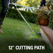 Load image into Gallery viewer, Battery Powered 12" String Trimmer with 2.0Ah Battery - Easy Lawn Maintenance
