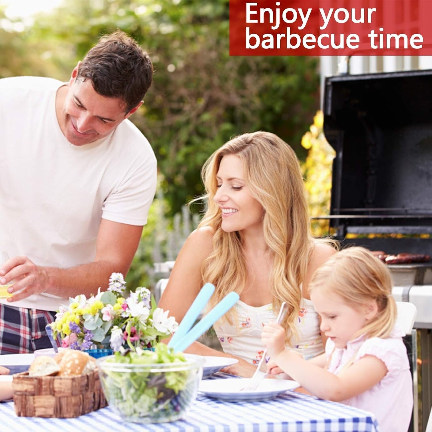 CharBroil 18 1/8'' Porcelain Coated Cast Iron Grill Grates Replacement - 2-Pack