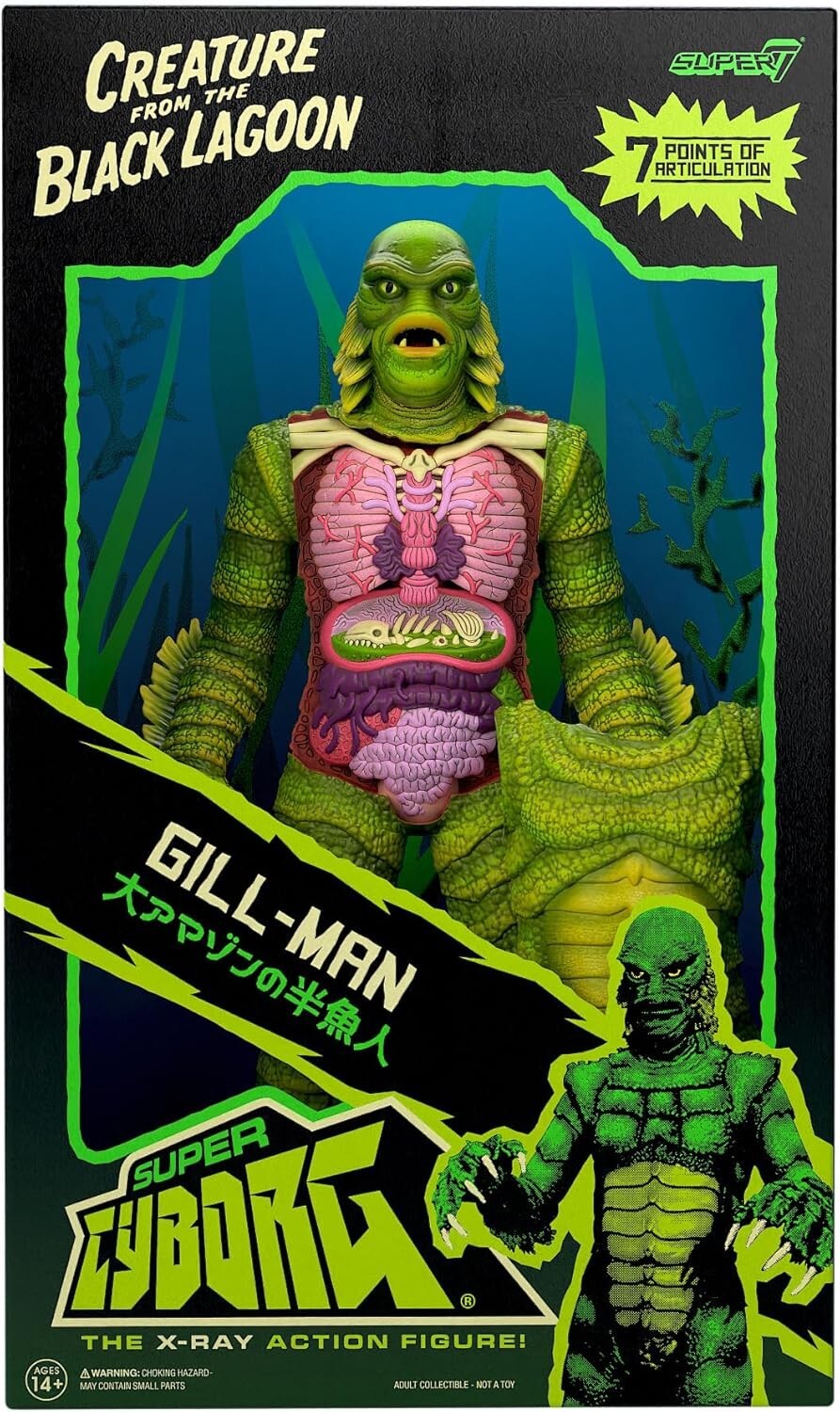11-Inch Creature from the Black Lagoon Super Cyborg Action Figure – Collectible