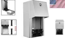 Load image into Gallery viewer, Versatile 304 Stainless Steel Toilet Paper Dispenser for High-Traffic Restrooms