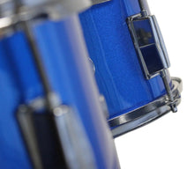 Load image into Gallery viewer, 3 Piece Kids Drum Set with Throne, Cymbal &amp; Pedal - Blue Musical Starter Kit