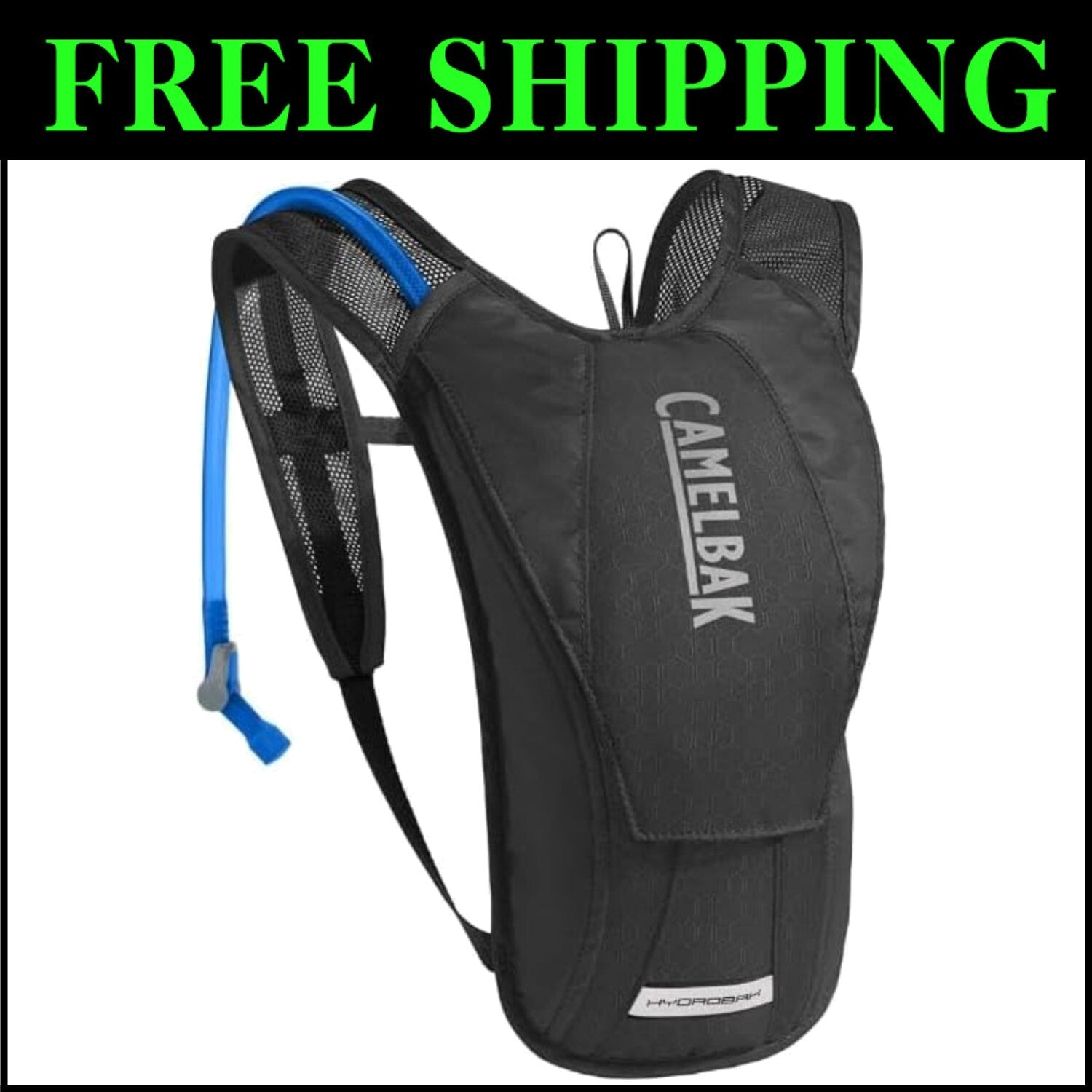 Ergonomic 50oz Hydration Pack with Zippered Pocket for Cyclists - Black/Graphite