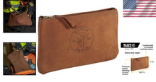 Load image into Gallery viewer, Sturdy 12.5-Inch Leather Zipper Bag for Tools - Professional Quality Storage